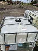 Plastic Caged Tote, Approximately 275 Gallons