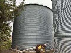 Superior Grain Bin complete with Unload Auger and Aeration Fan, 24' Wide, 1