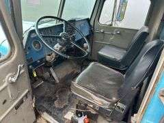 1969 White Construcktor Twin Screw Grain Truck, Crysteel 18' Steel Box and 