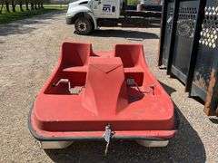 Fiberglass Petal Boat, approximately 5' x9',