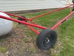 Westfield MK100-71 Swing Hopper Auger, 10"x71', Double Auger Hopper, Hydrau