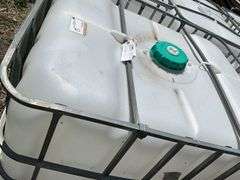 Plastic Caged Tote, Approximately 275 Gallons