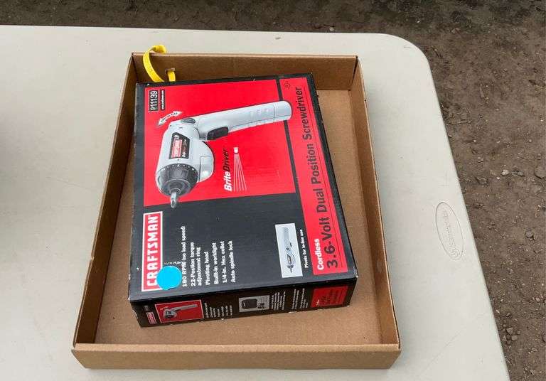 Craftsman 3.6V dual position screw driver