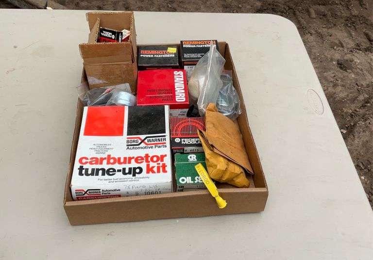 Flat of automotive parts, oil seals, fasteners