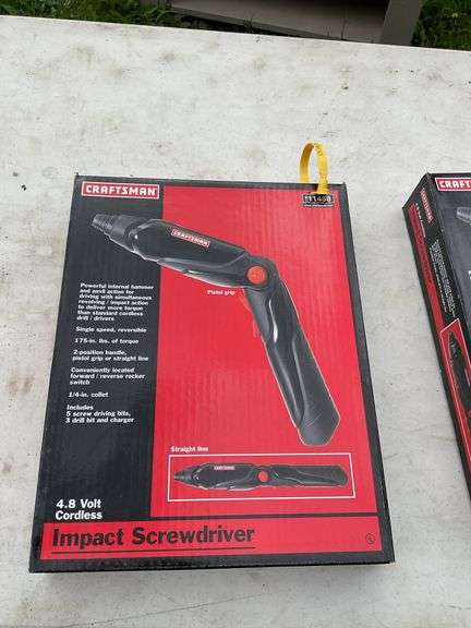 Craftsman 4.8V cordless impact screw driver