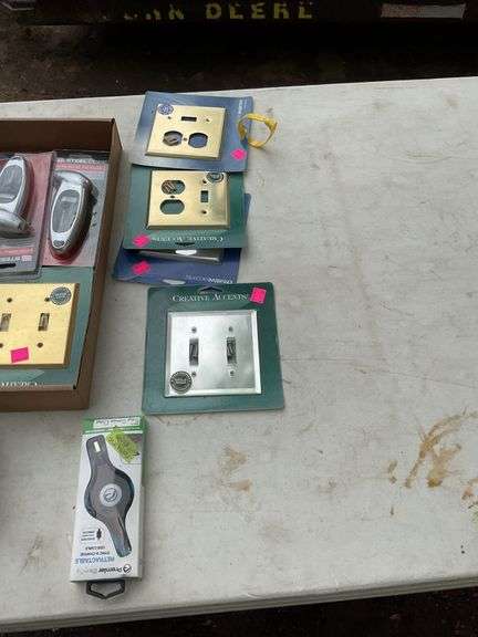Flat w anti freeze & coolant tester, syphon pump, digital tire gauge, wall 
