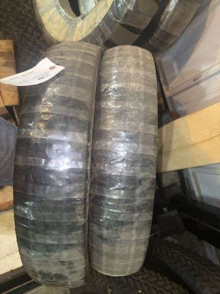 (2) Coker Classic 6.50-16 White Wall Tires, New/Unused