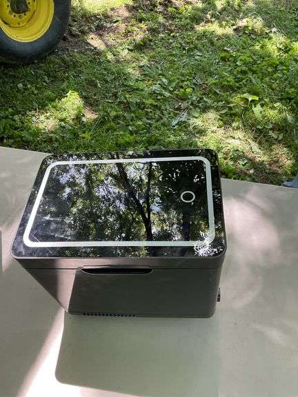 Samsung flat screen tv & small fridge