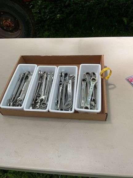 flat of craftsman wrenches