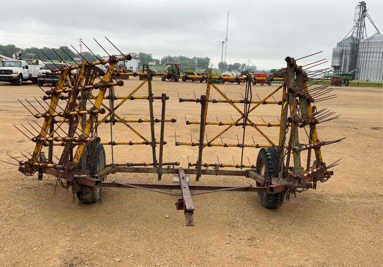 4 section drag and cart, 20ft