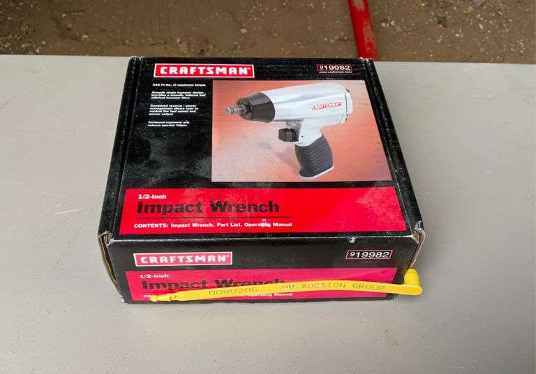 Craftsman 1/2 in air impact wrench