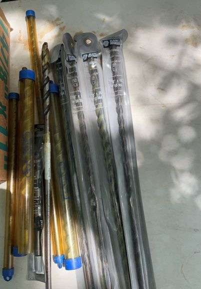 Flat of hammer drill bits