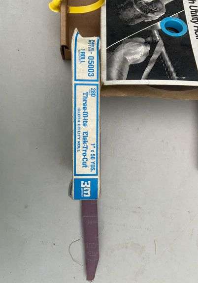 Flat of three - M - ITE Elek-tro-cut cloth utility rolls