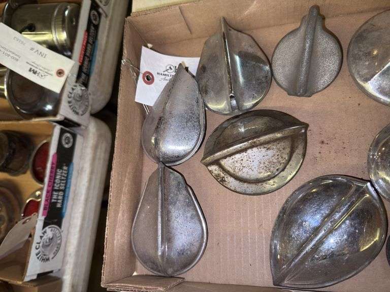Radiator Cap Hood Ornaments, Gas Caps, for Vintage Automobiles