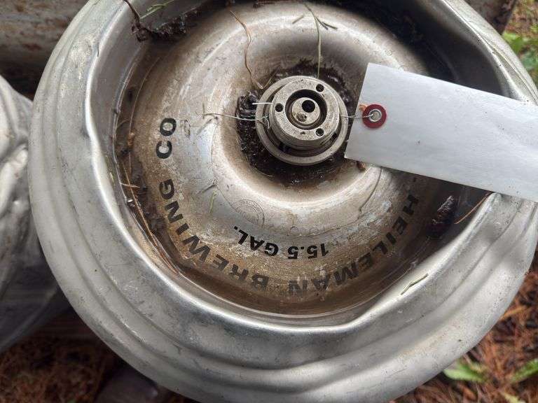 (2) Aluminum Beer Kegs