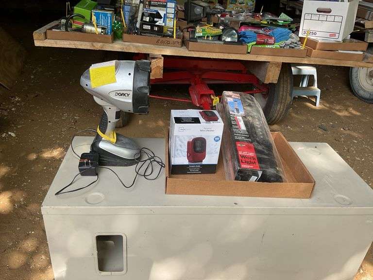 Spotlight, work light, and mini heater