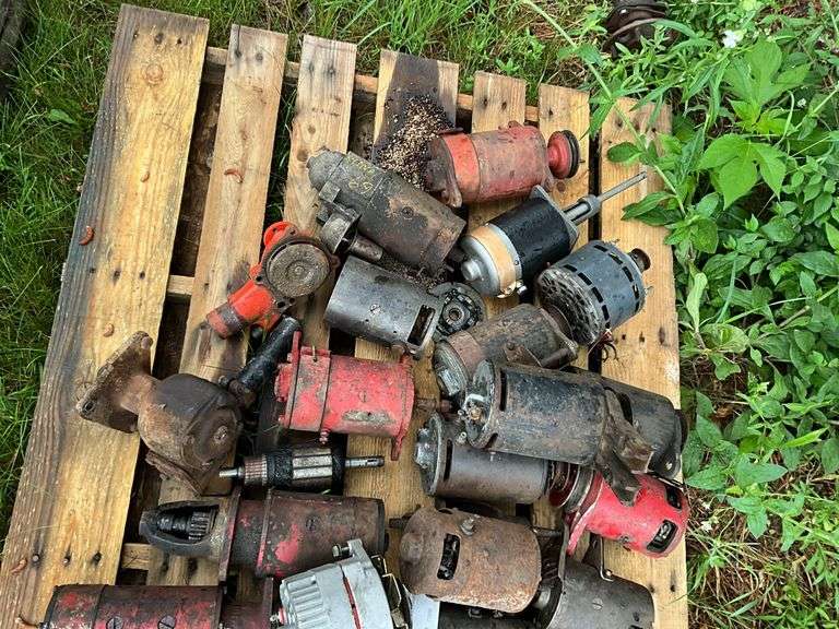 Assorted Vintage Starters, Generators