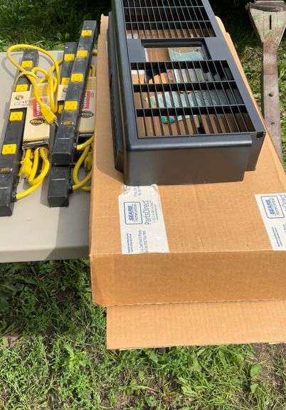 Power strips & plastic grate