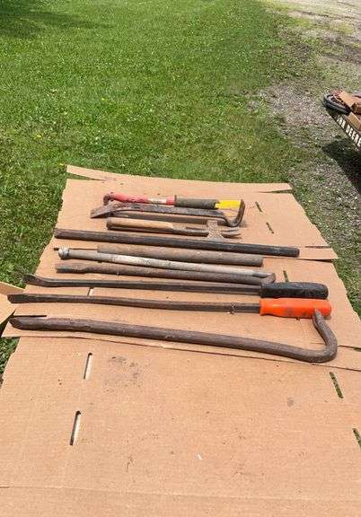 Flat of pry bars