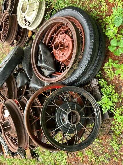 Ford Model A/T Wire Spoked Wheels, Other Parts
