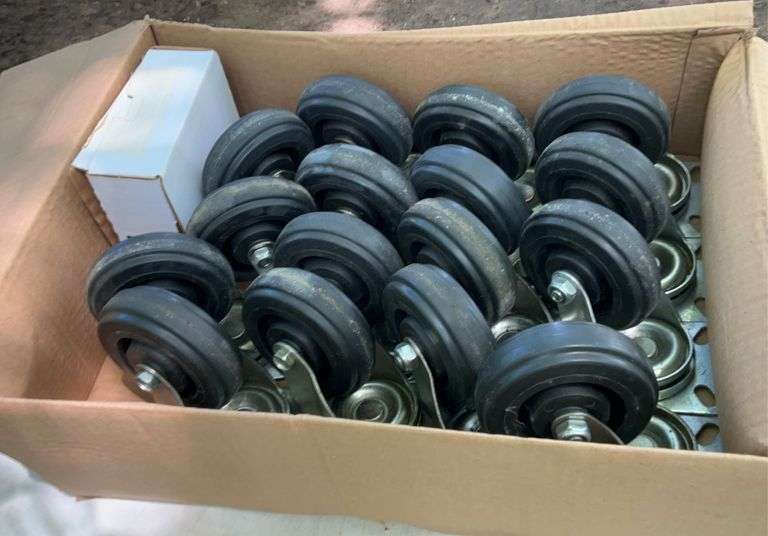 Box of caster wheels