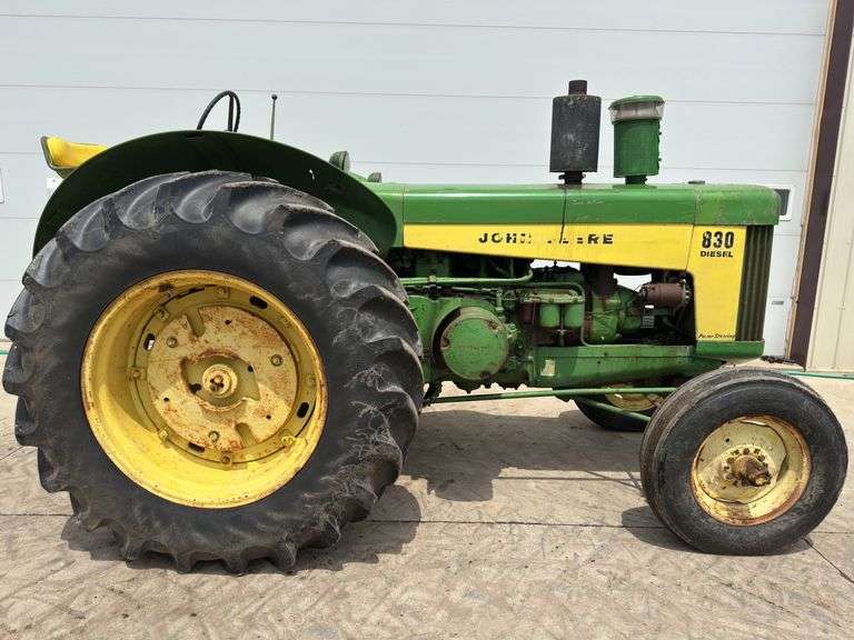 1960 John Deere 830 Diesel Standard Tractor, Power Steering, Electric Start