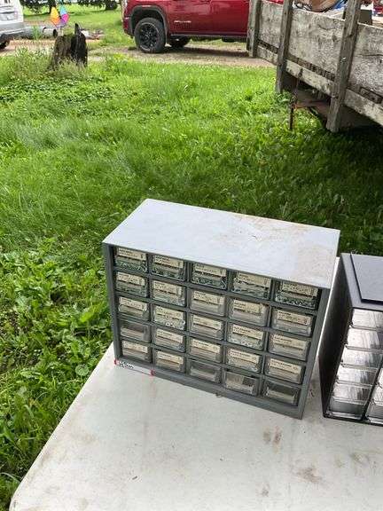 3 parts bins w/contents