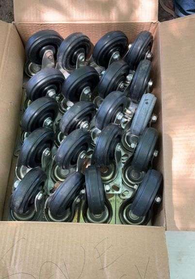 Box of caster wheels