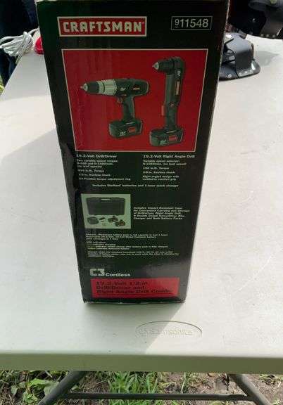Craftsman 19.2V drill driver & right angle drill