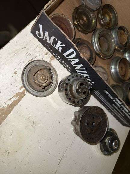 Radiator Caps, Oil Fill Caps, some from Ford Model T/A