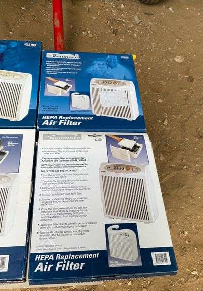 Box of kenmore hepa replacement filters