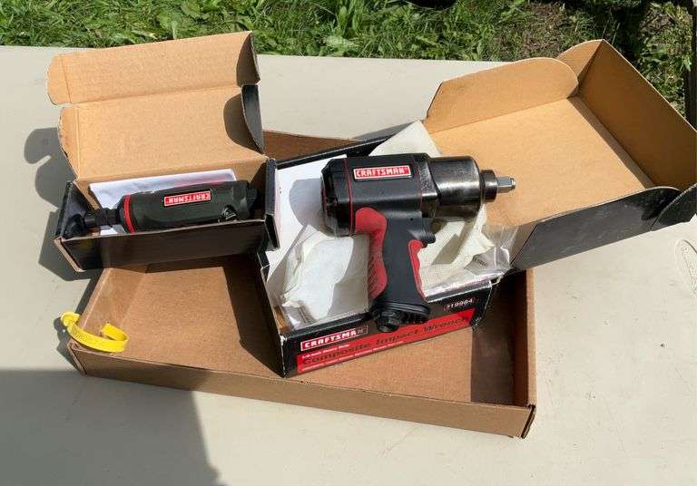 Craftsman 1/2" impact wrench & craftsman die grinder