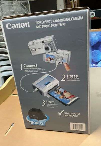 Cannon powershot A400 digital camera and photo printer