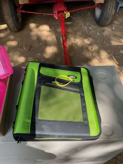 3 ring binder and pencil boxes