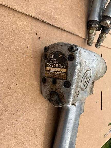 Flat of (3) Chicago Pneumatic air wrenches
