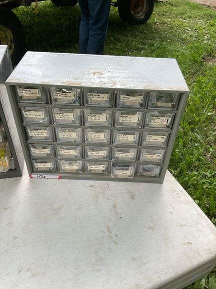 3 parts bins w/contents