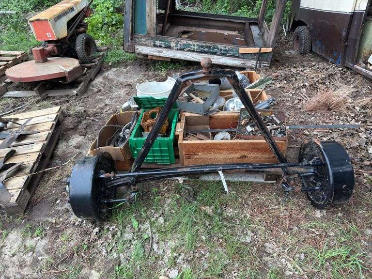 Antique Heavy Front Axle for Truck, Gm V8 manifold, Other automotive parts