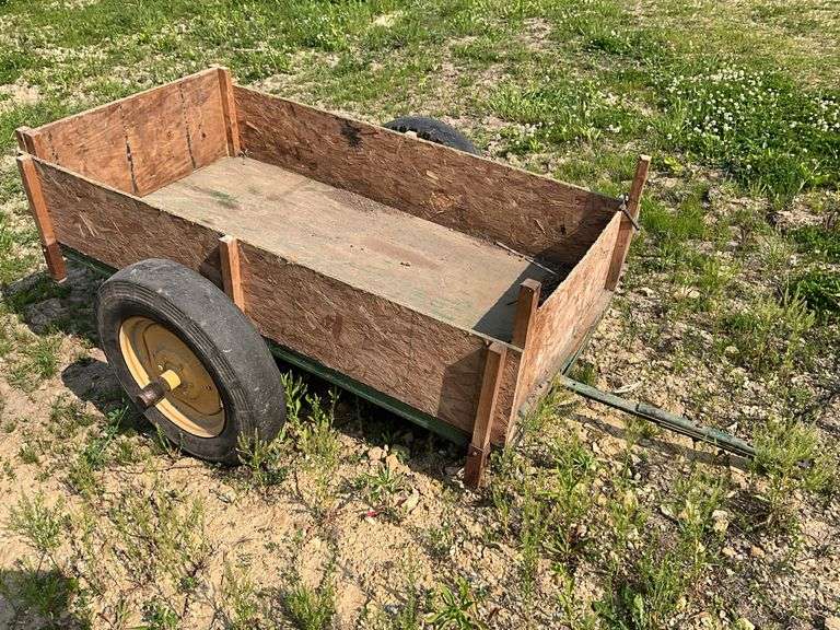 2 wheel yard trailer