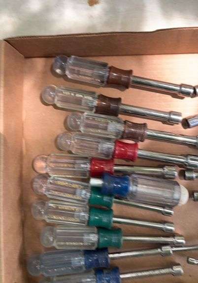Flat of craftsman nut drivers