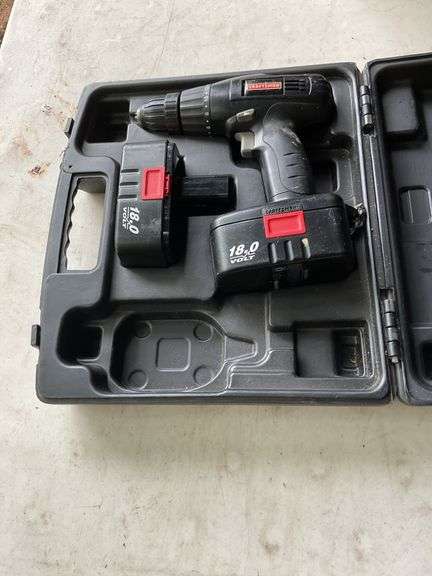Craftsman 18V drill driver w/extra battery
