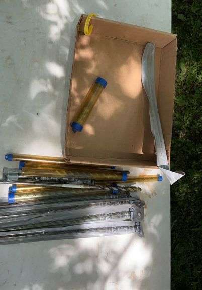 Flat of hammer drill bits