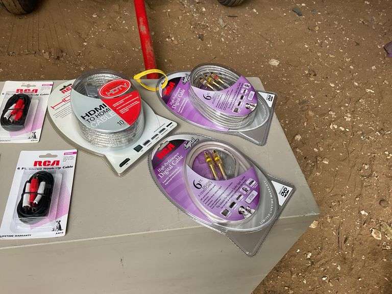 Video cables, stereo cable, hdmi cable coax cable