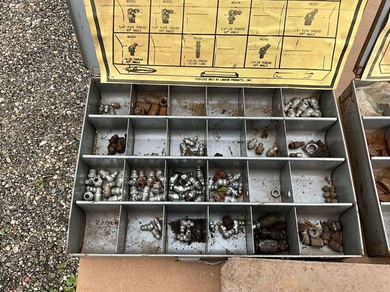 2 parts bins w/contents