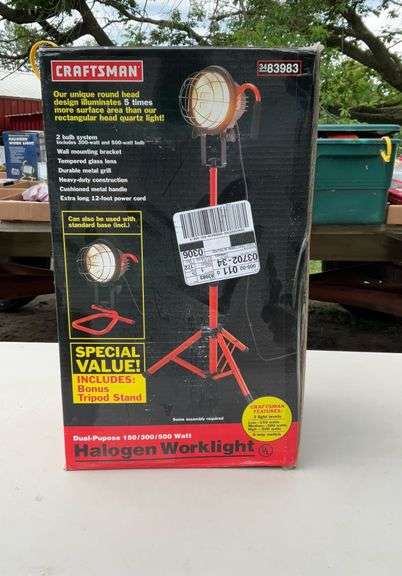Craftsman corded work light