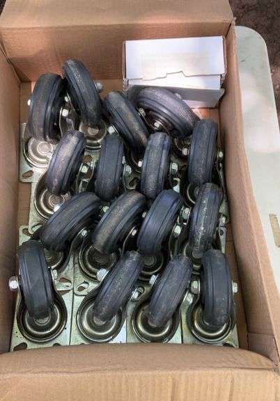 Box of caster wheels
