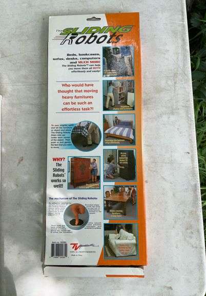 3 boxes of sliding furniture movers