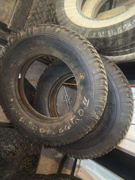 (2) Olympia Mud-Snow 6.00-16 Tires, Lightly Used Takeoffs, Good Condition