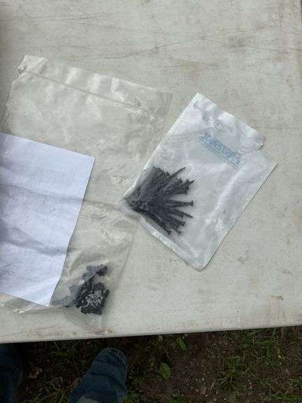 Flat of drill bits & extension cord adapters