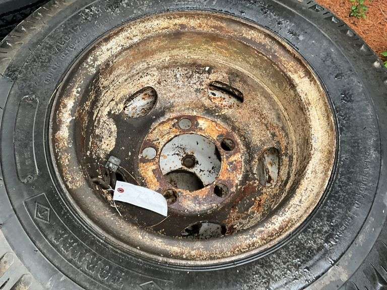 (4) 7.50-17 Tires on 5 Bolt Bud Rims