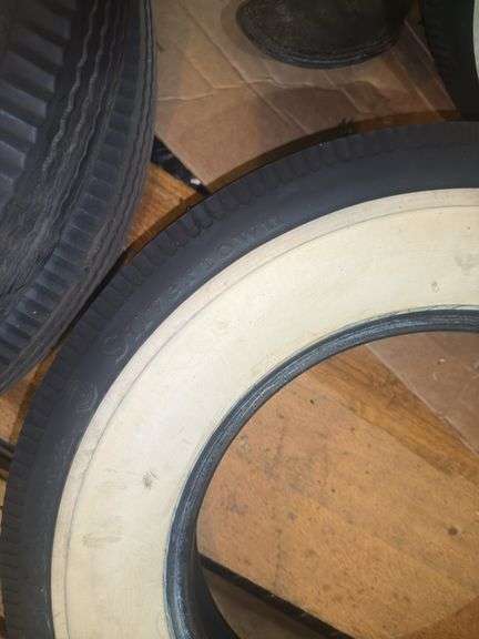 (2) BF Goodrich 6.00-16 White Wall Tires, Lightly Used Takeoffs, Good Condi